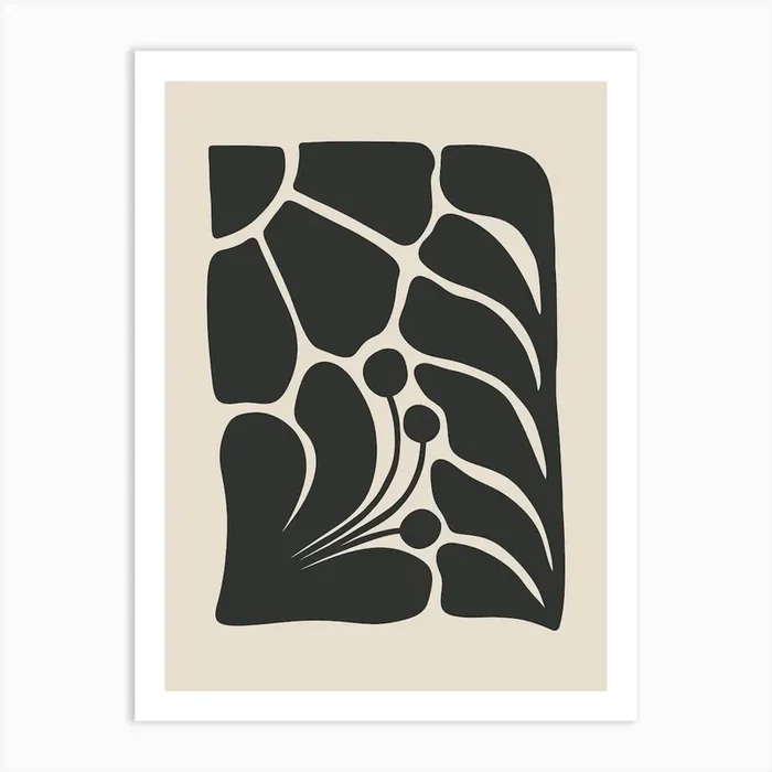 Abstract Botanical No 1000 Art Print by Firum Studio