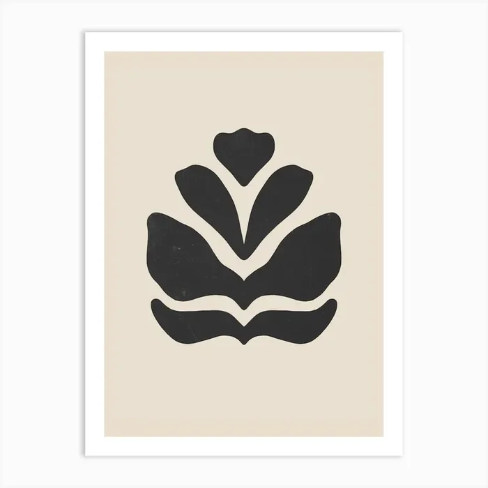 Abstract Botanical No 1493 Art Print by Firum Studio