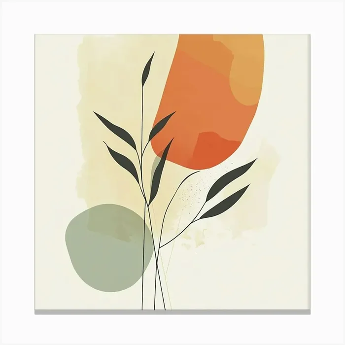 Abstract Floral Painting 2 Canvas PrintS by Shadesigns