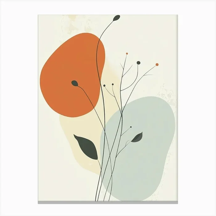 Abstract Floral Print 2 Canvas PrintS by Shadesigns