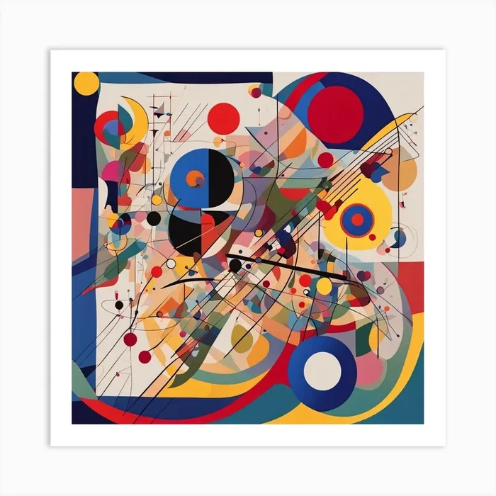 Abstract Painting 1 Art PrintW by Wisdom