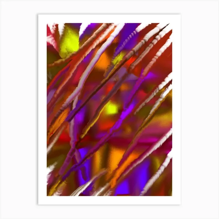 Abstract Painting 2 Art Print by jacquelyn ready designs
