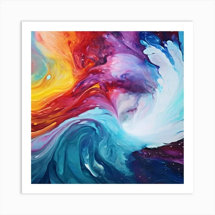 Abstract Painting 25 Art Print by KWY09