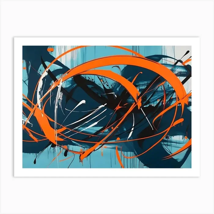 Abstract Painting 339 Art PrintA by ArtMart