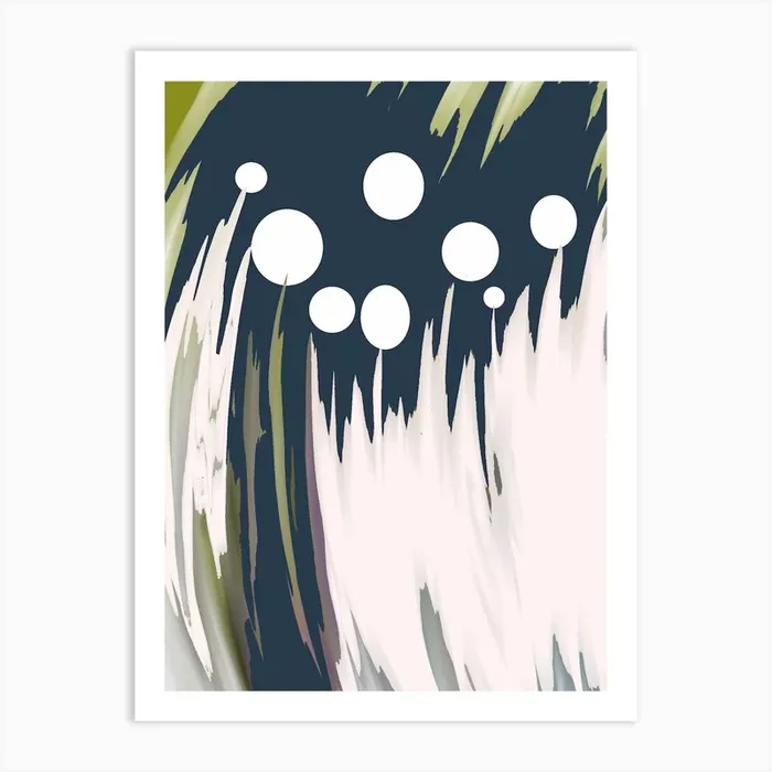 Abstract Painting 7 Art Print by jacquelyn ready designs