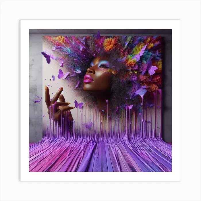 Abstract Painting Art Print by eyecatchingkustomsbybee