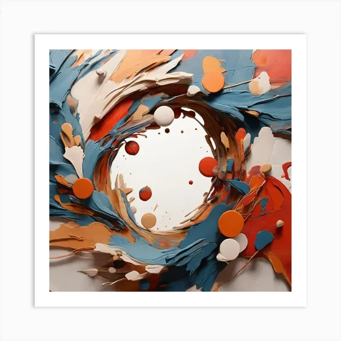 Abstract Painting Art PrintWA by wall art expert