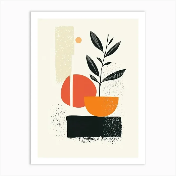 Abstract Plant 3 Art PrintS by Shadesigns