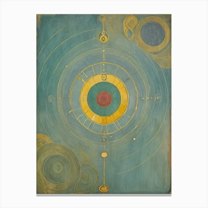 Abstract Pulse Canvas PrintDP by Daydream Pacific