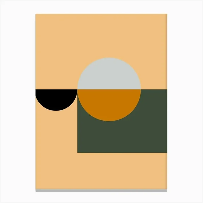Abstract Summer Canvas Print by nileshkikuuchise