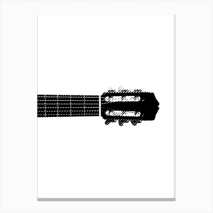 Acoustic Guitar 1 1 Canvas PrintAB by Andika Bahtiar