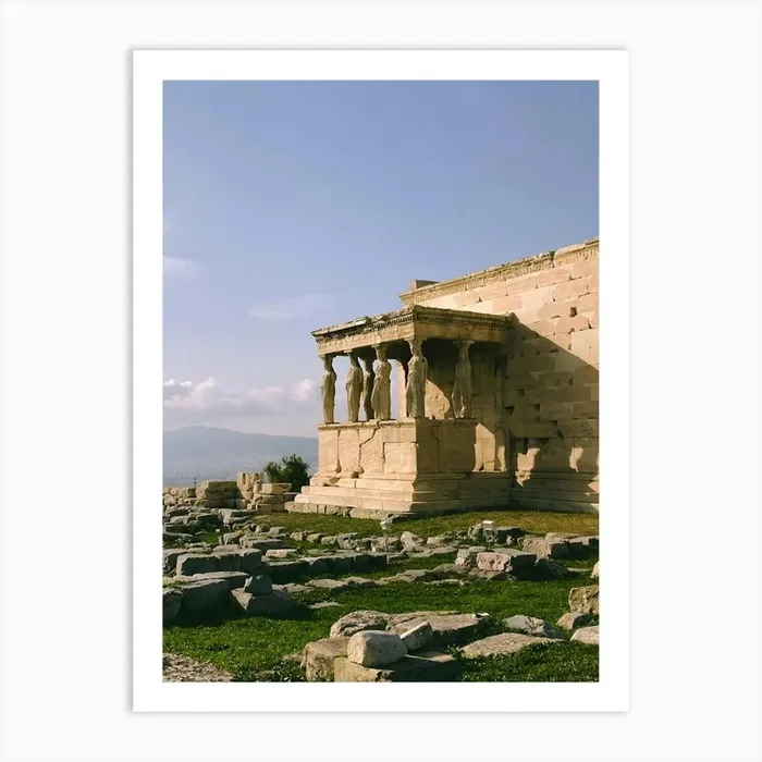 Acropolis Art PrintK by Khoudairamus