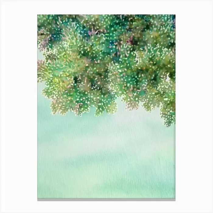 Acropora Millepora Iiii Storybook Watercolour Canvas Print by Reef Reflections