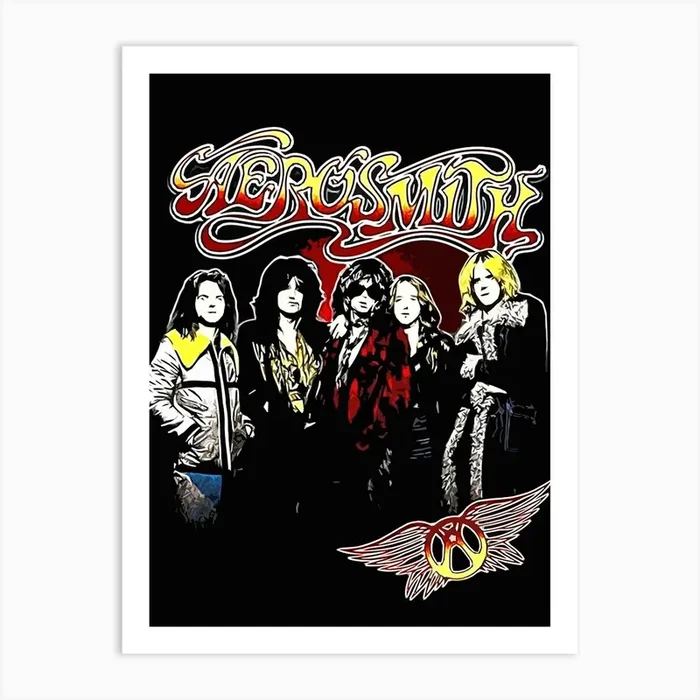 Aerosmith band music 1 Art Print by music soul