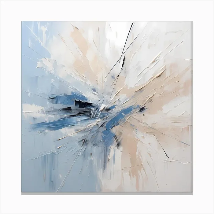 AI Whispers of Ethereal Mist Canvas Print by Quantum Vivid Digital Art