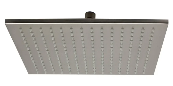 ALFI brand LED12S-BN Brushed Nickel 12 ” Square Multi Color LED Rain Shower Head