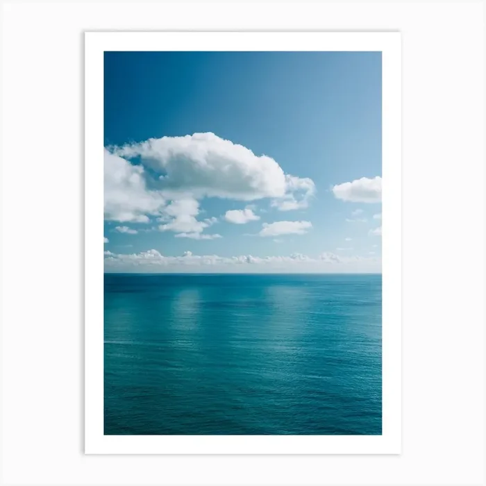 Amalfi Coast Ocean View V Art Print by Bethany Young