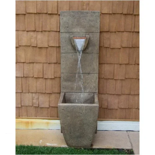 Anaconda Wall Stone Fountain Lighted