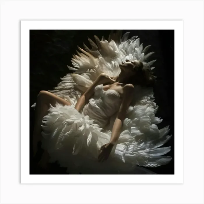 Angel Wings Art Print by Wallartforyou