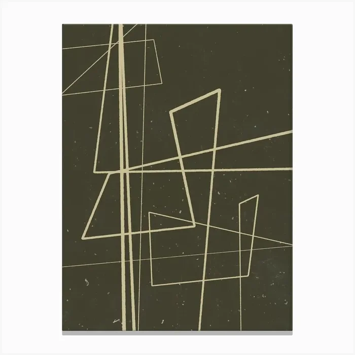 Angular Lines No 7 Canvas Print by Treechild