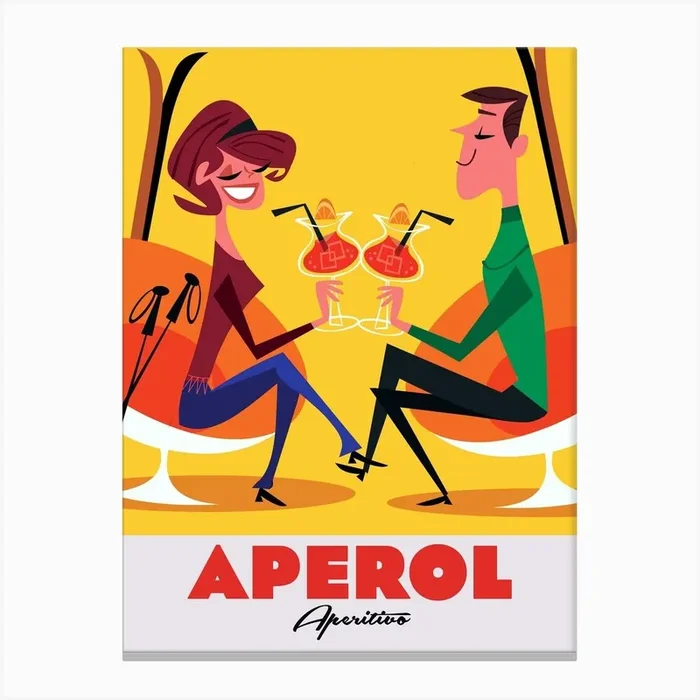 Aperitivo Poster Canvas Print by Gary Godel