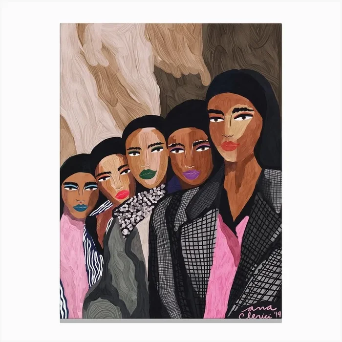 Arab Girls Canvas Print by Ana Clerici