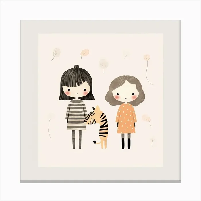 Artful Creation For Kids 457 Canvas Print by LAZAR STUDIO