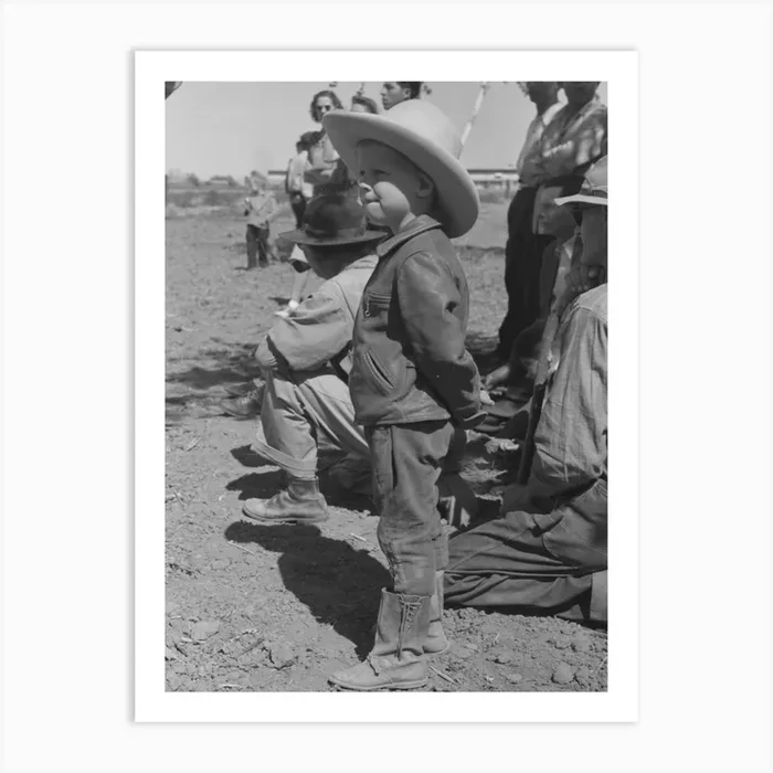 At The Annual Field Day Of The Fsa (Farm Security Administration) Farmworkers Community, Yuma, Arizona By Russell Art Print by Fy! Classic Art Prints and Posters