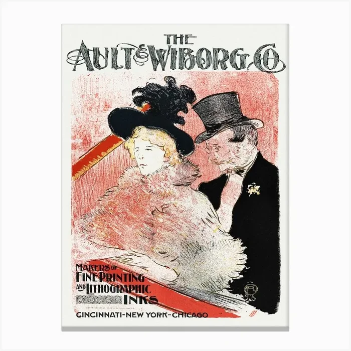 Au Concert (1896), 1, Henri de Toulouse-Lautrec Canvas Print by Fy! Classic Art Prints and Posters