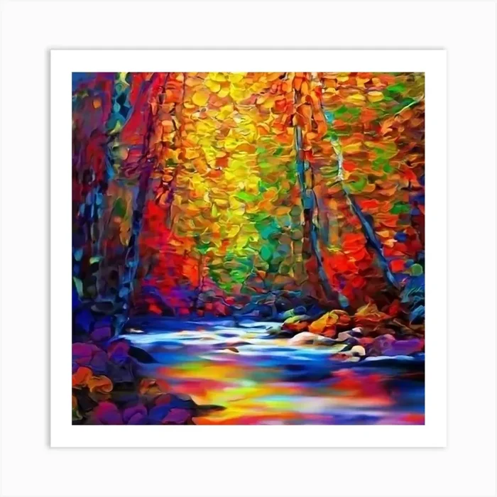 Autumn In The Forest Art Print by AleR2007