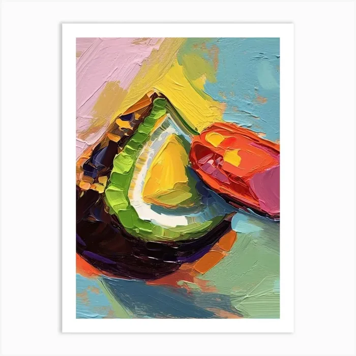 Avocado Painting 2 Art Print by PopArt Pals