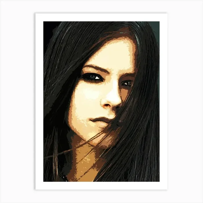 Avril Lavigne Art Print by music soul
