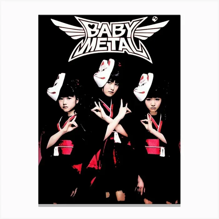Baby Metal 9 Canvas Print by music soul
