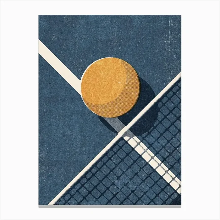 Balls Table Tennis Canvas Print by Daniel Coulmann