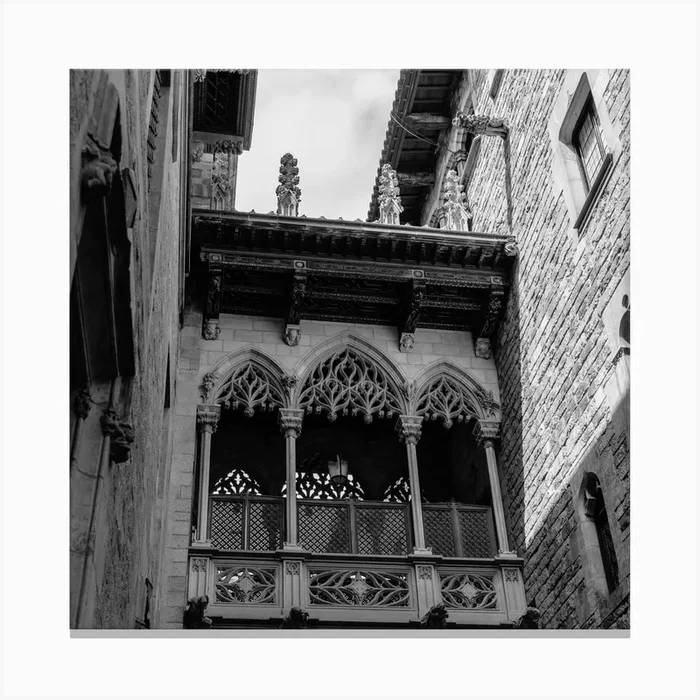 Barcelona Gothic Quarter II Canvas Print by Bethany Young