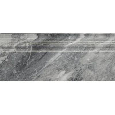 Bardiglio Polished Marble Molding Base 5 “X12 “