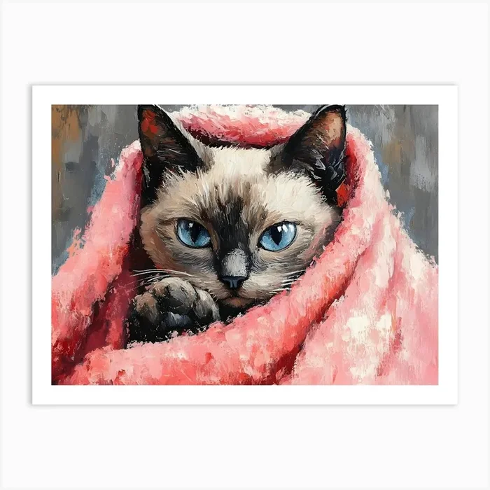Bathroom Cat 10 Art PrintSC by S.K. Coghlan