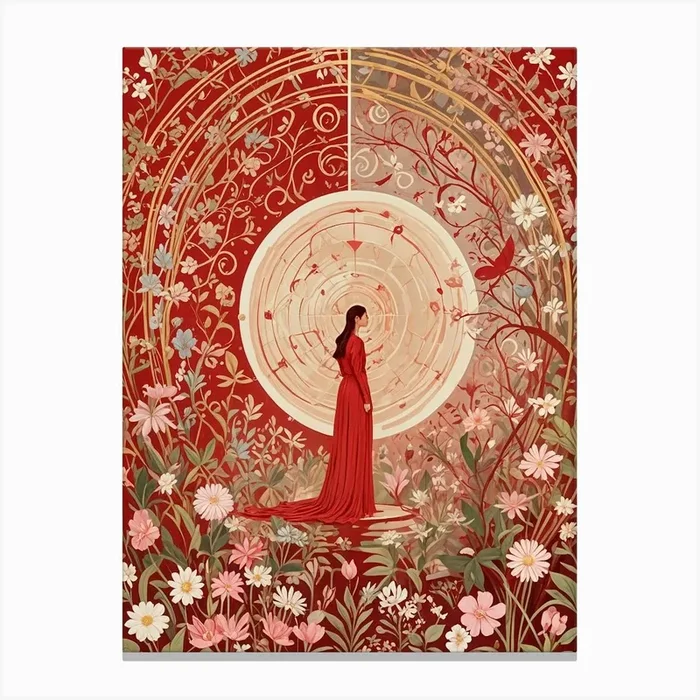 Beauty And Chaos Canvas PrintDP by Daydream Pacific