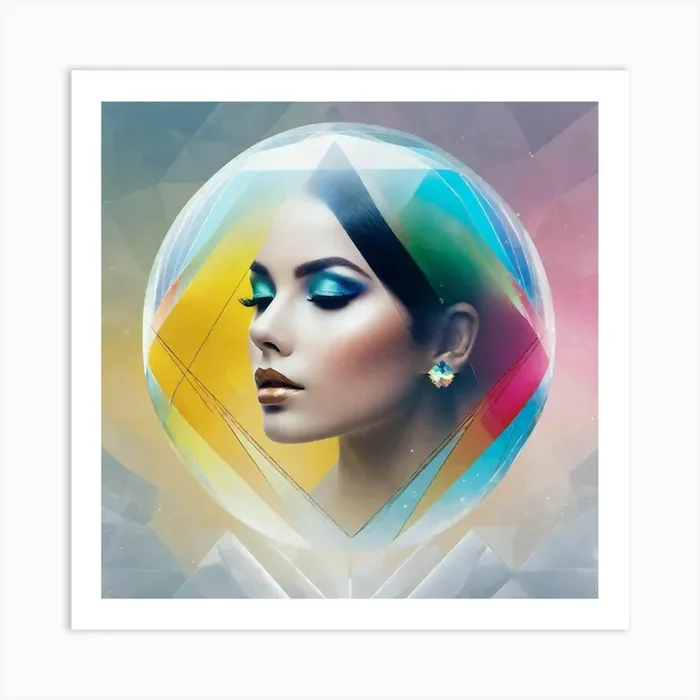 Beauty in bubble Art Print by ZCOGRAPHICS