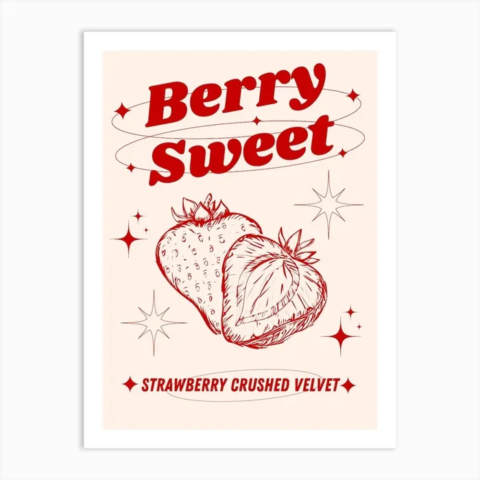 Berry Sweet Art Print by HeloLopes