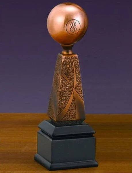 Billiard Ball Trophy Sculpture