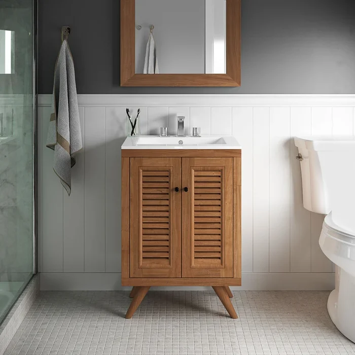 Birdie Bathroom Vanity Basin Included by Modway