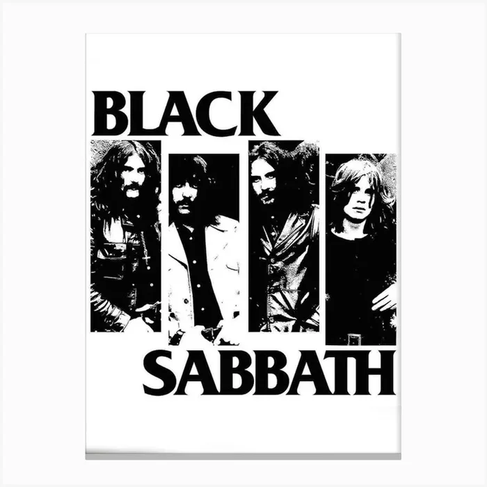 Black Sabbath 8 Canvas Print by music soul