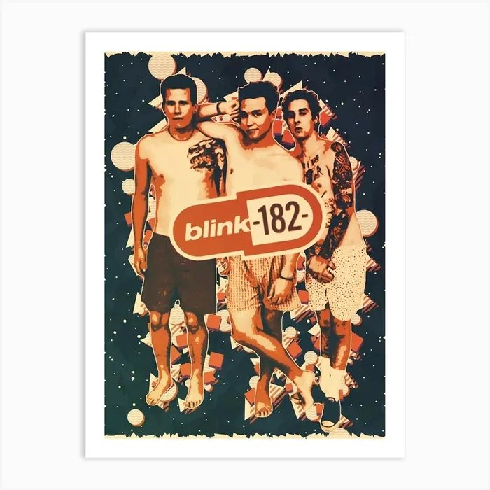 Blink 182 14 Art Print by music soul