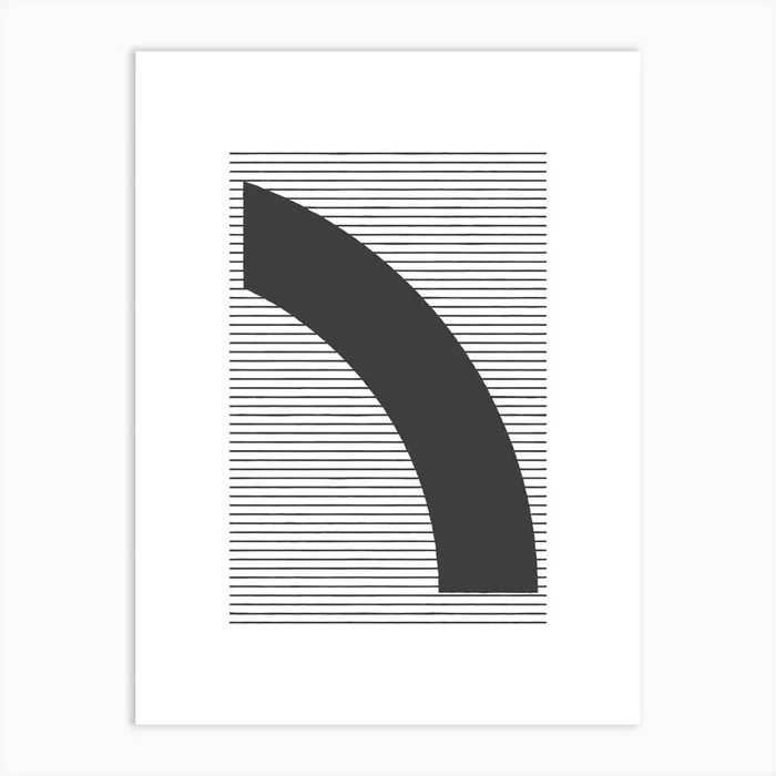 Block Shapes Play 07 Art Print by The Printable Studio