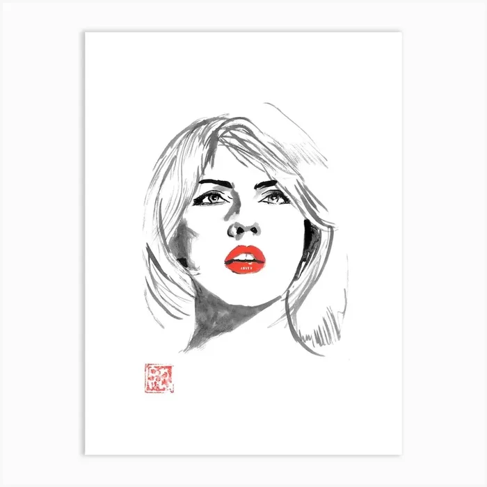 Blondie 2 Art Print by Pechane Sumie