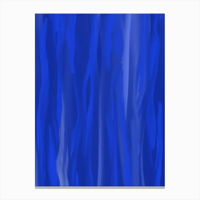 Blue Art 134 Canvas PrintT by Teresa