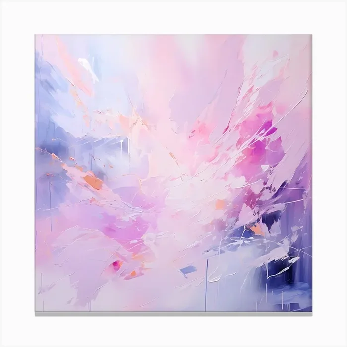 Blush Blossom Canvas Print by Quantum Vivid Digital Art