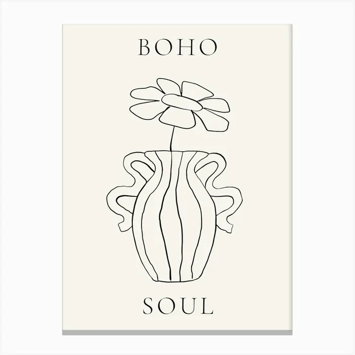 Boho Soul 66 Canvas Print by Henri Matisse Style Prints