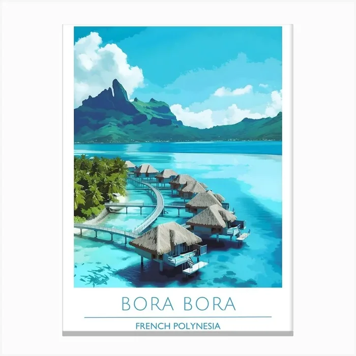 Bora Bora Canvas PrintA by ArtMart